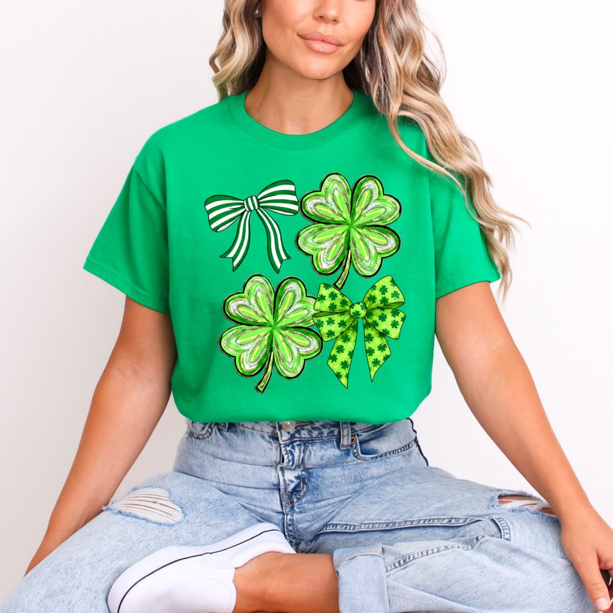 COQUETTE CLOVER BOWS - DTF TRANSFER