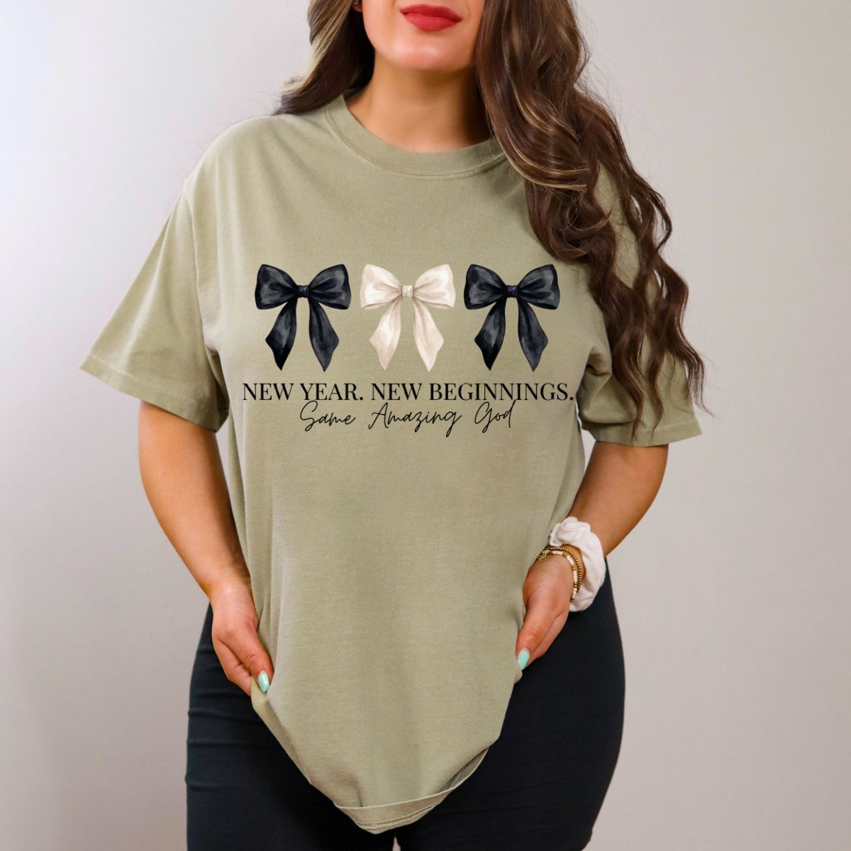 COQUETTE NEW YEAR.NEW BEGINNINGS. SAME AMAZING GOD - DTF TRANSFER