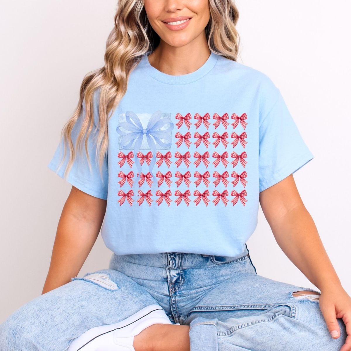 COQUETTE AMERICAN FLAG - DTF TRANSFER