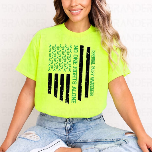 NO ONE FIGHTS ALONE - DTF TRANSFER