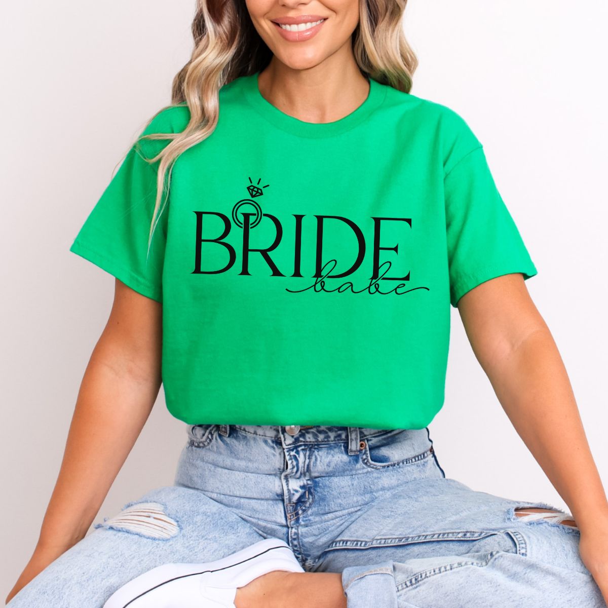 BRIDE BABE *BLACK TEXT* - DTF TRANSFER
