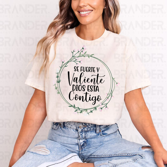 BE STRONG AND BRAVE - DTF TRANSFER