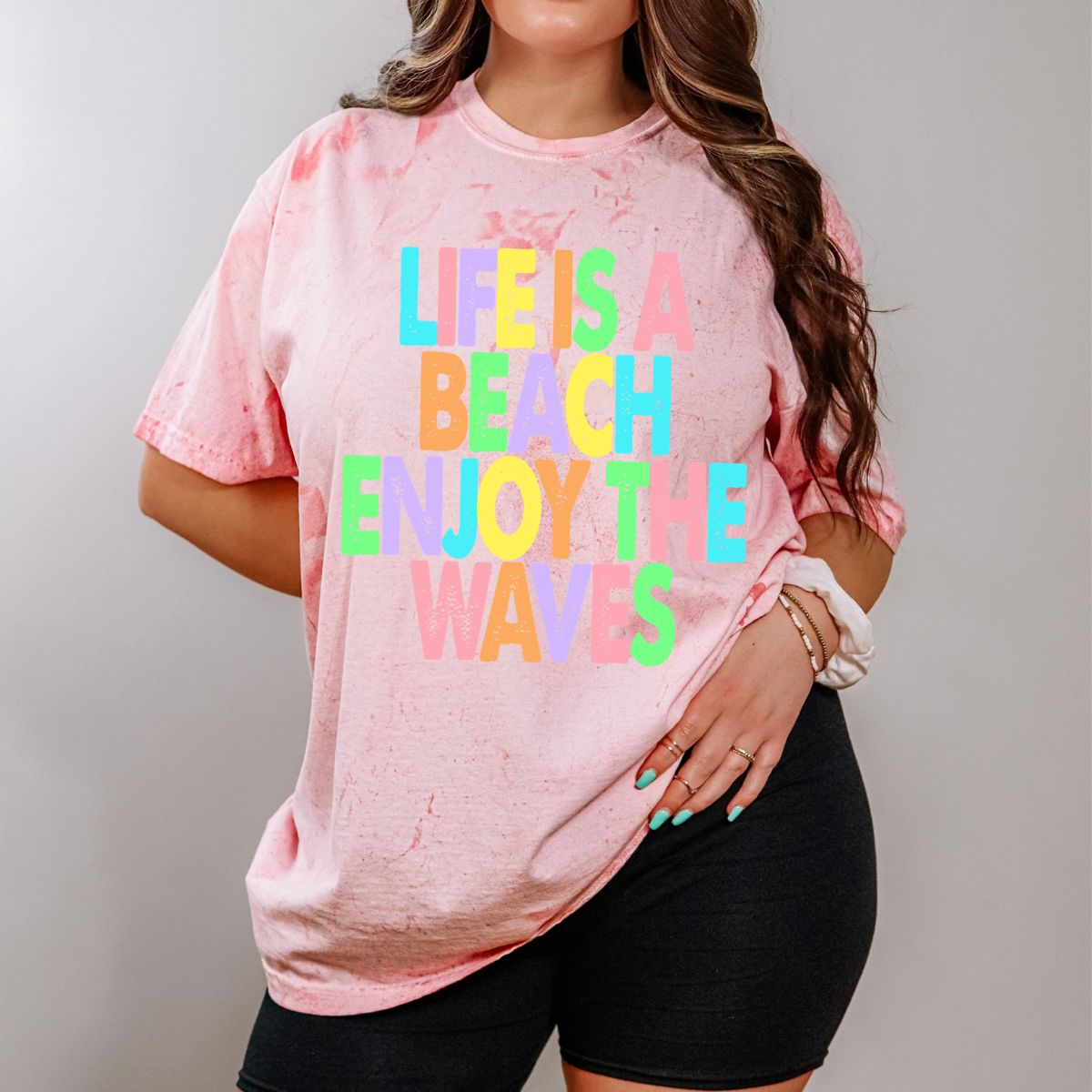 LIFE IS A BEACH ENJOY THE WAVES - DTF TRANSFER