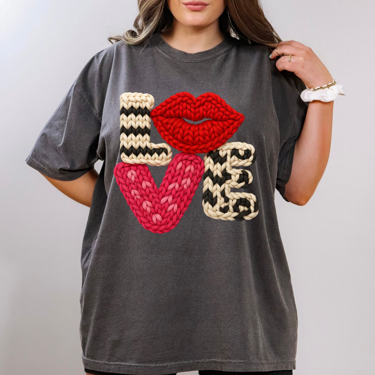 LOVE *FAUX YARN* - DTF TRANSFER