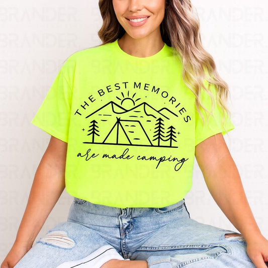 THE BEST MEMORIES ARE MADE CAMPING - DTF TRANSFER