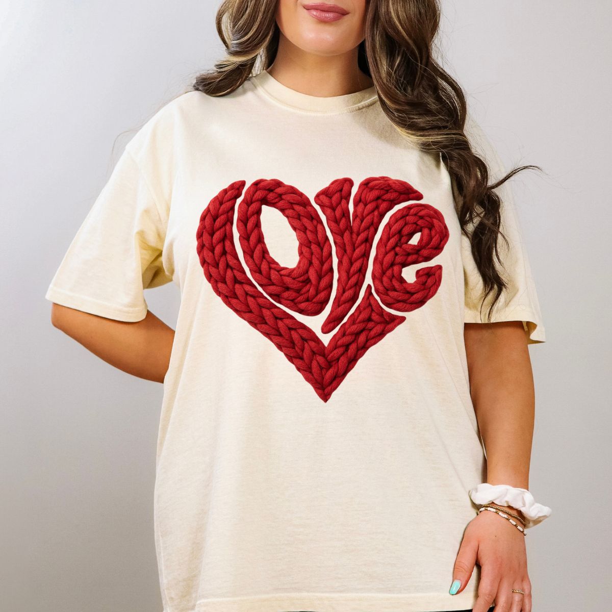 LOVE *FAUX YARN* - DTF TRANSFER