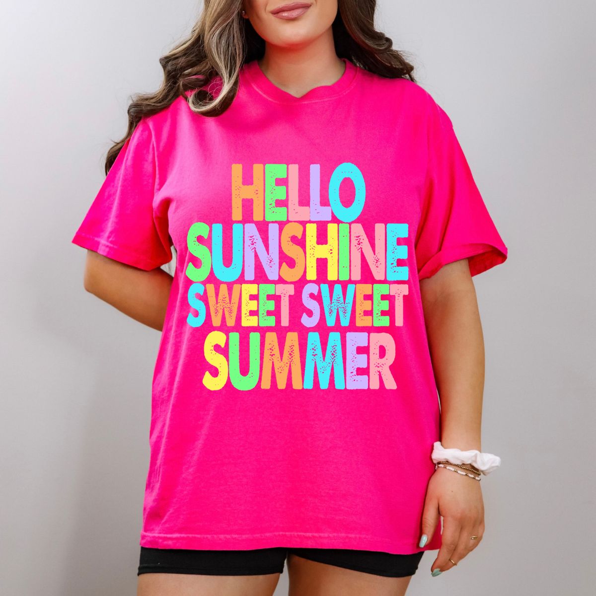 HELLO SUNSHINE SWEET SWEET SUMMER - DTF TRANSFER