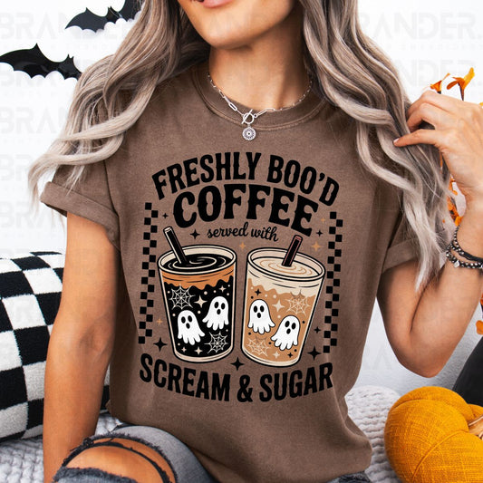 FRESHLY BOO'D COFFEE - DTF TRANSFER