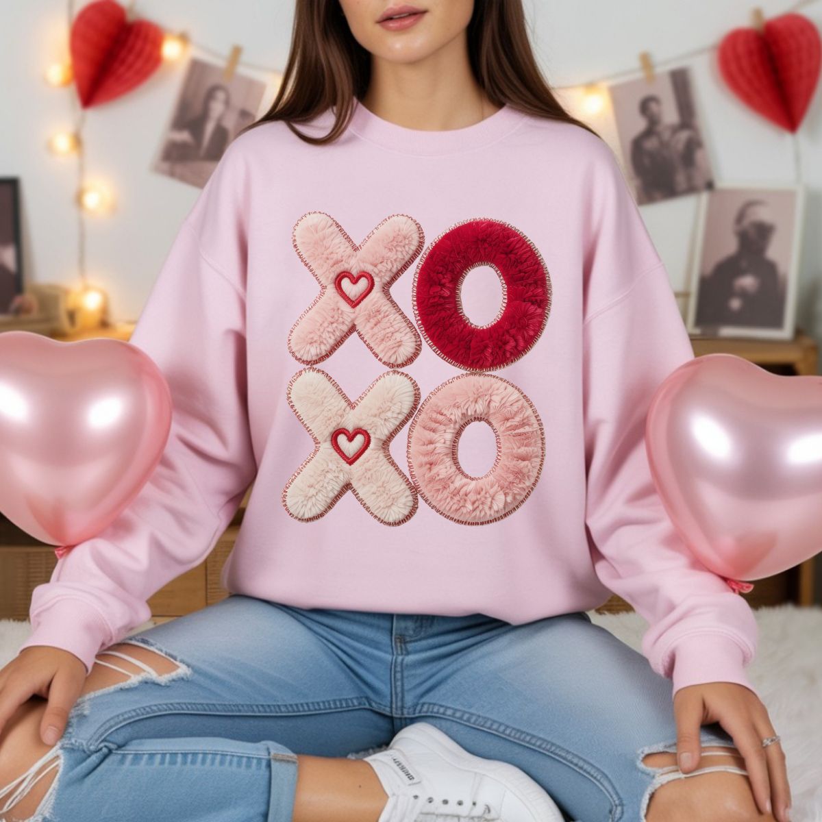 XOXO *FAUX YARN* - DTF TRANSFER