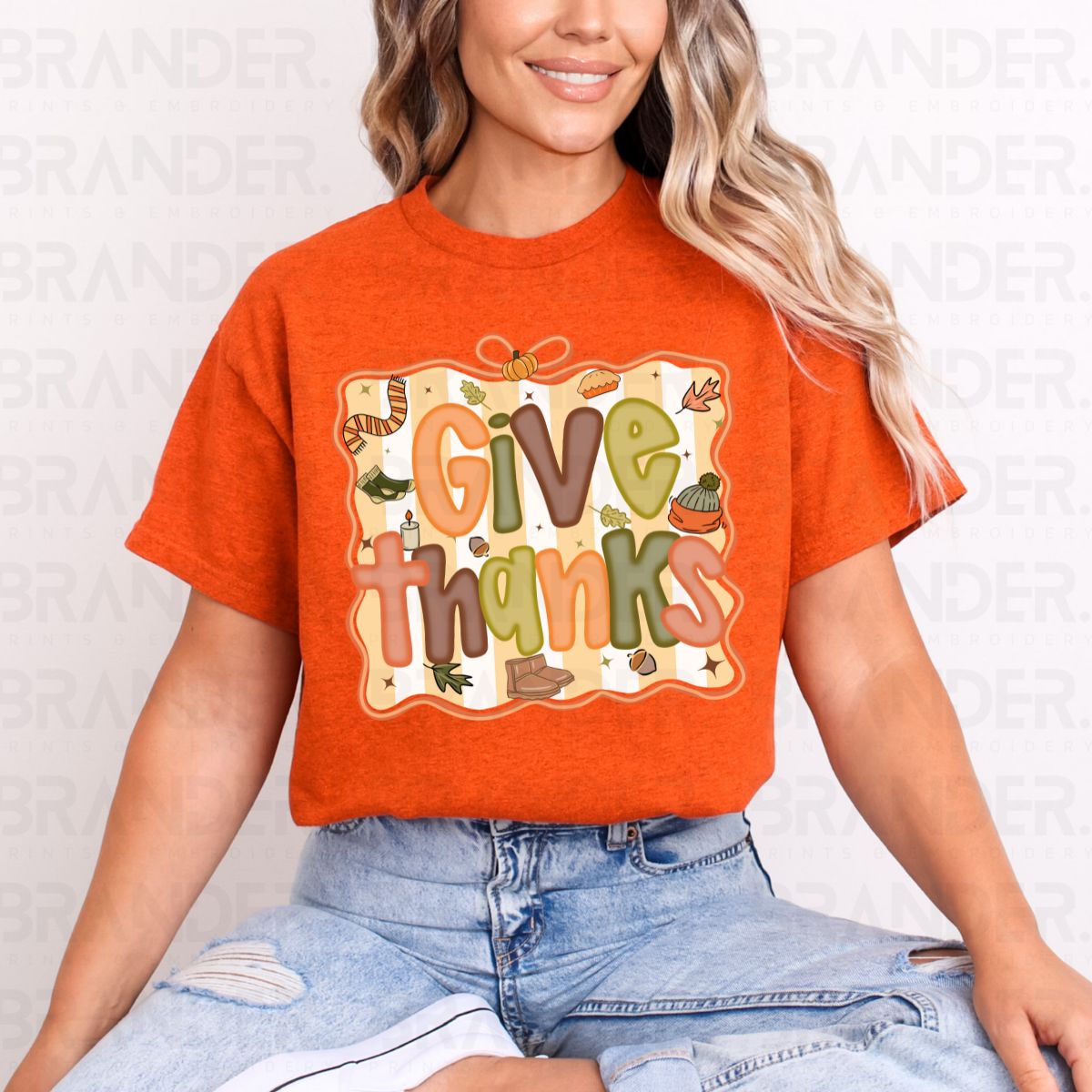 COQUETTE GIVE THANKS - DTF TRANSFER