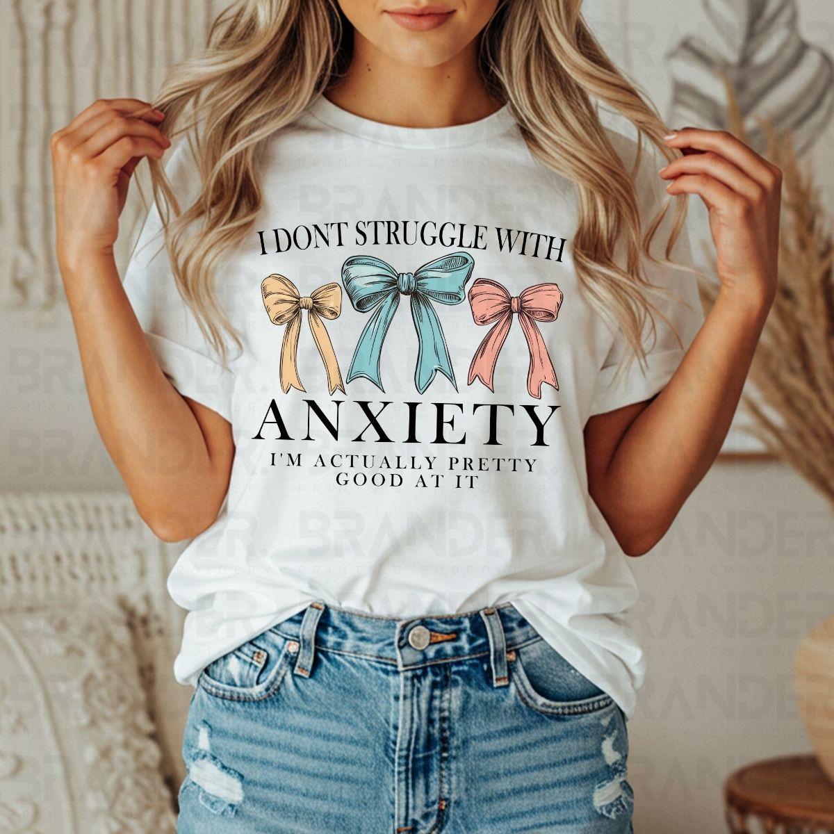 COQUETTE I DON'T STRUGGLE WITH ANXIETY - DTF TRANSFER