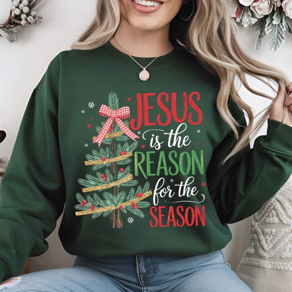 COQUETTE JESUS IS THE REASON FOR THE SEASON - DTF TRANSFER
