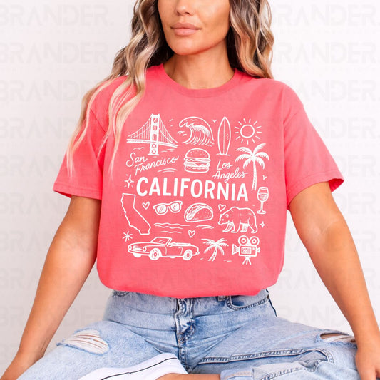 CALIFORNIA - DTF TRANSFER