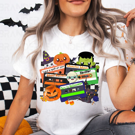 HALLOWEEN CASSETTES - DTF TRANSFER
