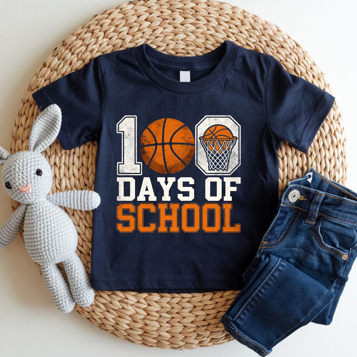 BASKETBALL 100 DAYS OF SCHOOL - DTF TRANSFER