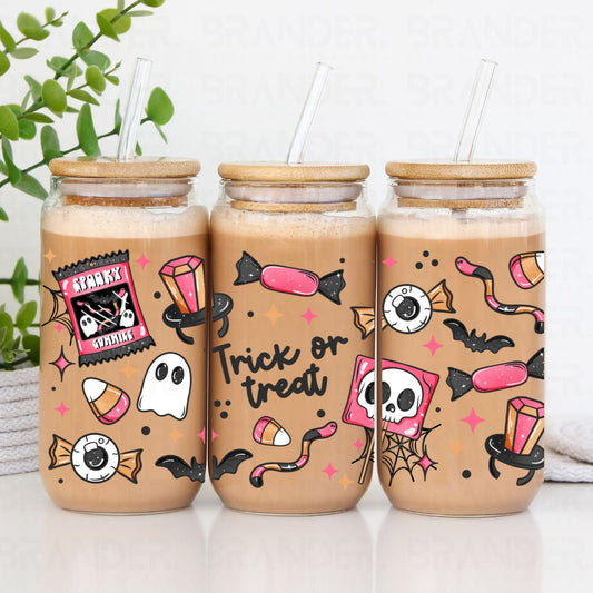 TRICK OR TREAT - 16 OZ - UV DTF