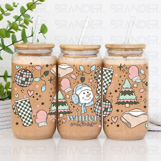 WINTER VIBES - 16 OZ - UV DTF