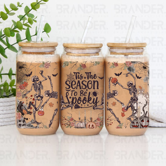 TIS THE SEASON TO BE SPOOKY - 16 OZ - UVDTF