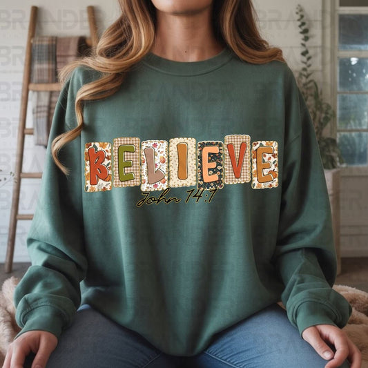 BELIEVE - DTF TRANSFER