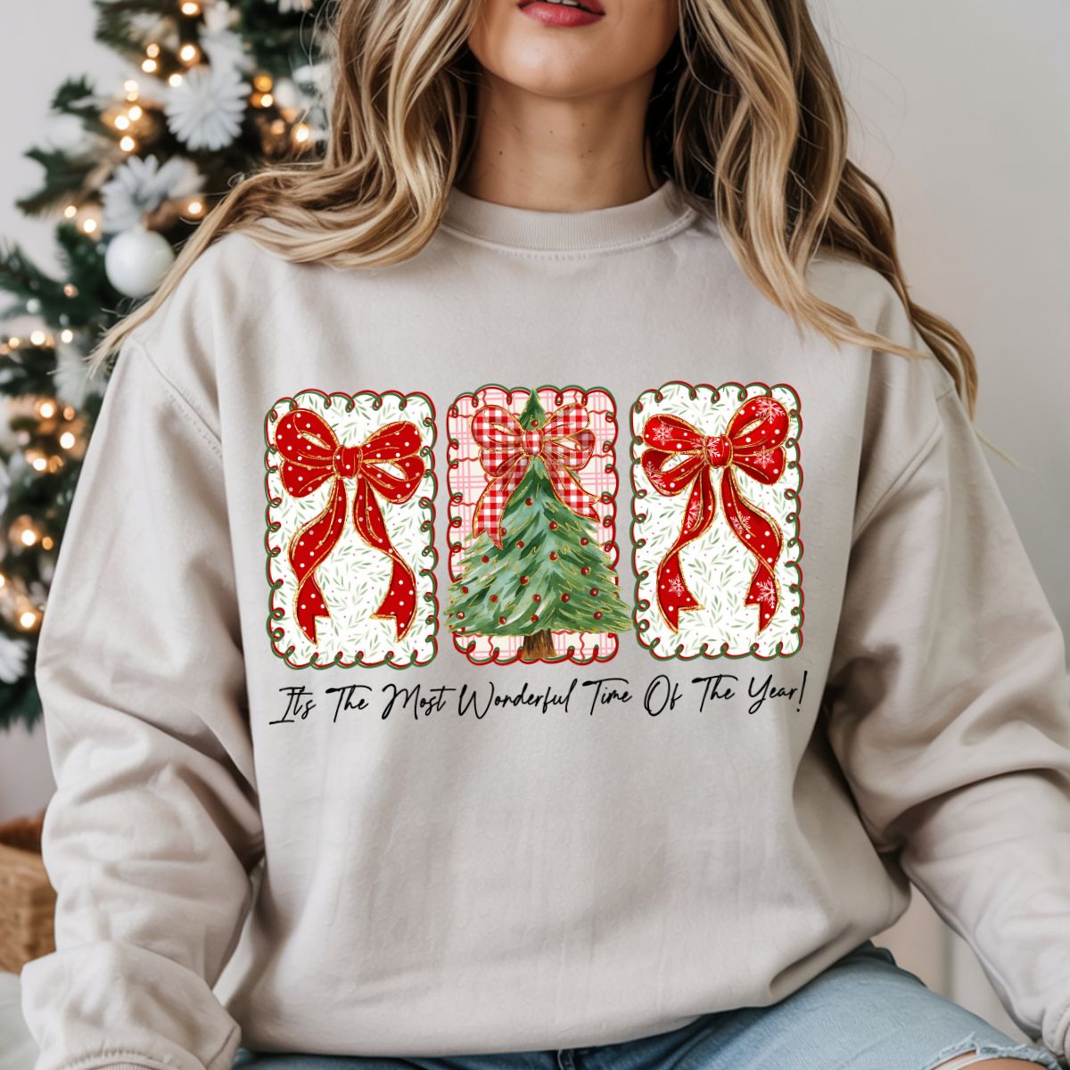 COQUETTE ITS THE MOST WONDERFUL TIME OF THE YEAR *BLACK TEXT* - DTF TRANSFER