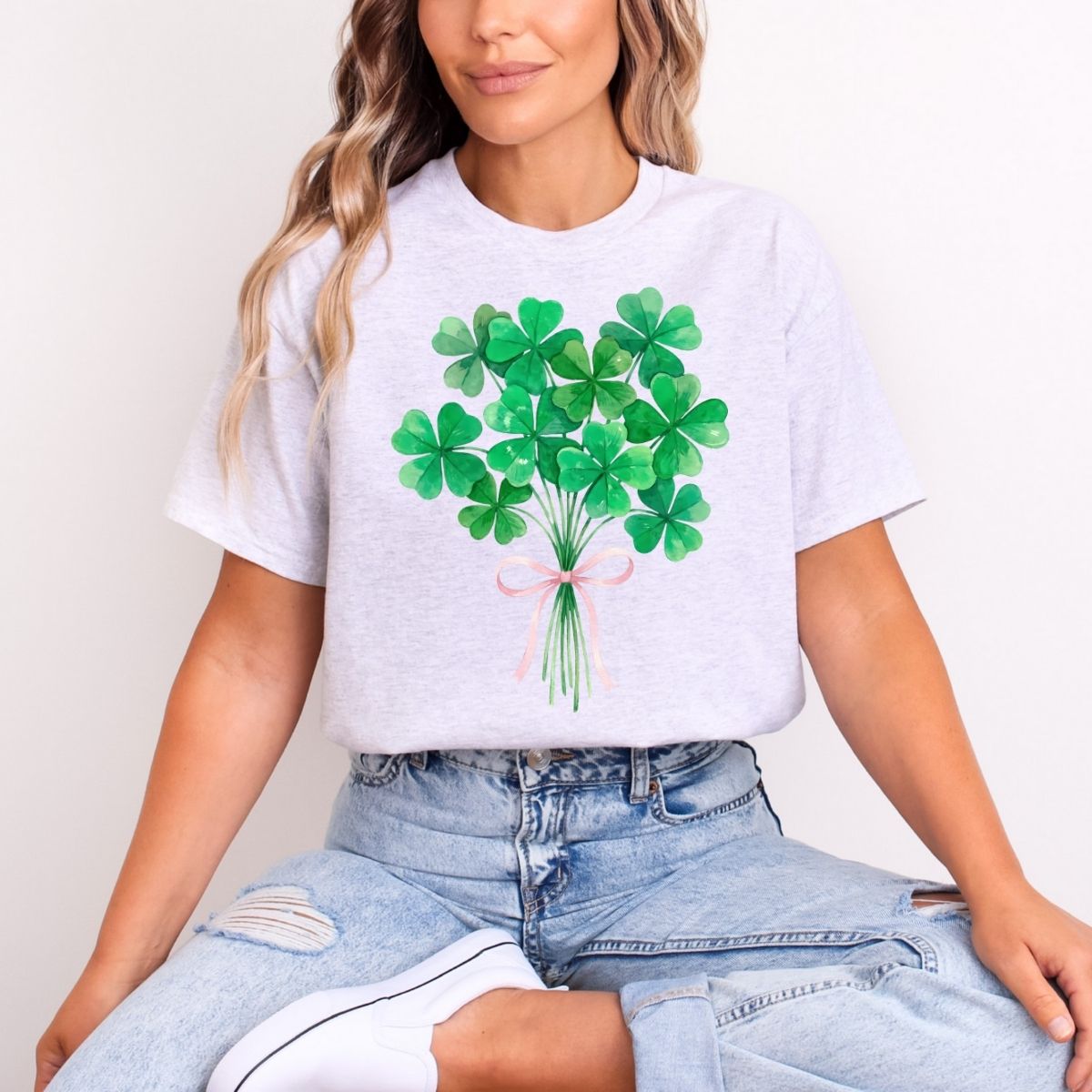 COQUETTE CLOVER BOUQUET - DTF TRANSFER