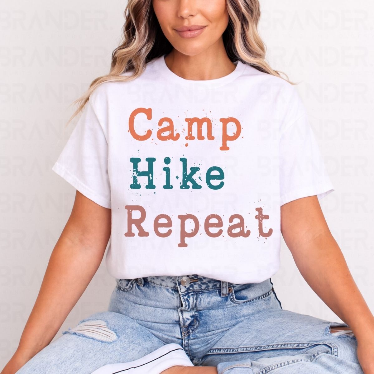 CAMP HIKE REPEAT - DTF TRANSFER