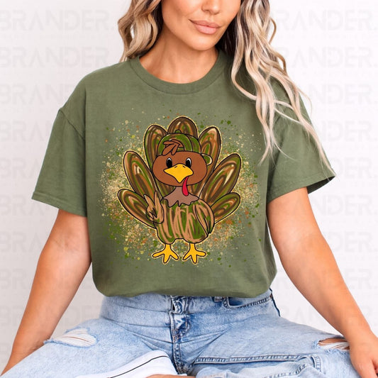 CAMO TURKEY - DTF TRANSFER