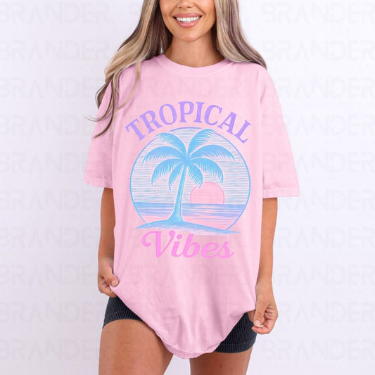 TROPICAL VIBES - DTF TRANSFER