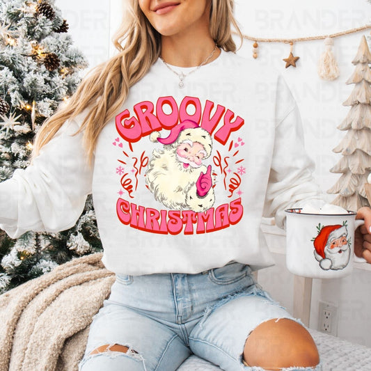 GROOVY CHRISTMAS - DTF TRANSFER