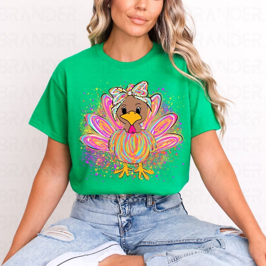 COQUETTE PREPPY TURKEY - DTF TRANSFER