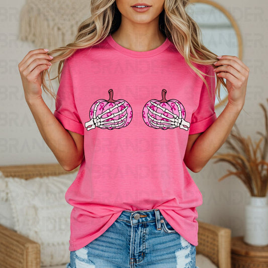 BREAST CANCER AWARENESS PUMPKINS - DTF TRANSFER
