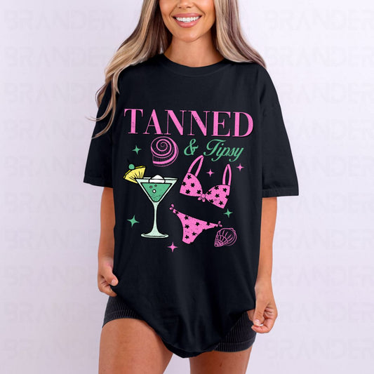 TANNED & TIPSY - DTF TRANSFER