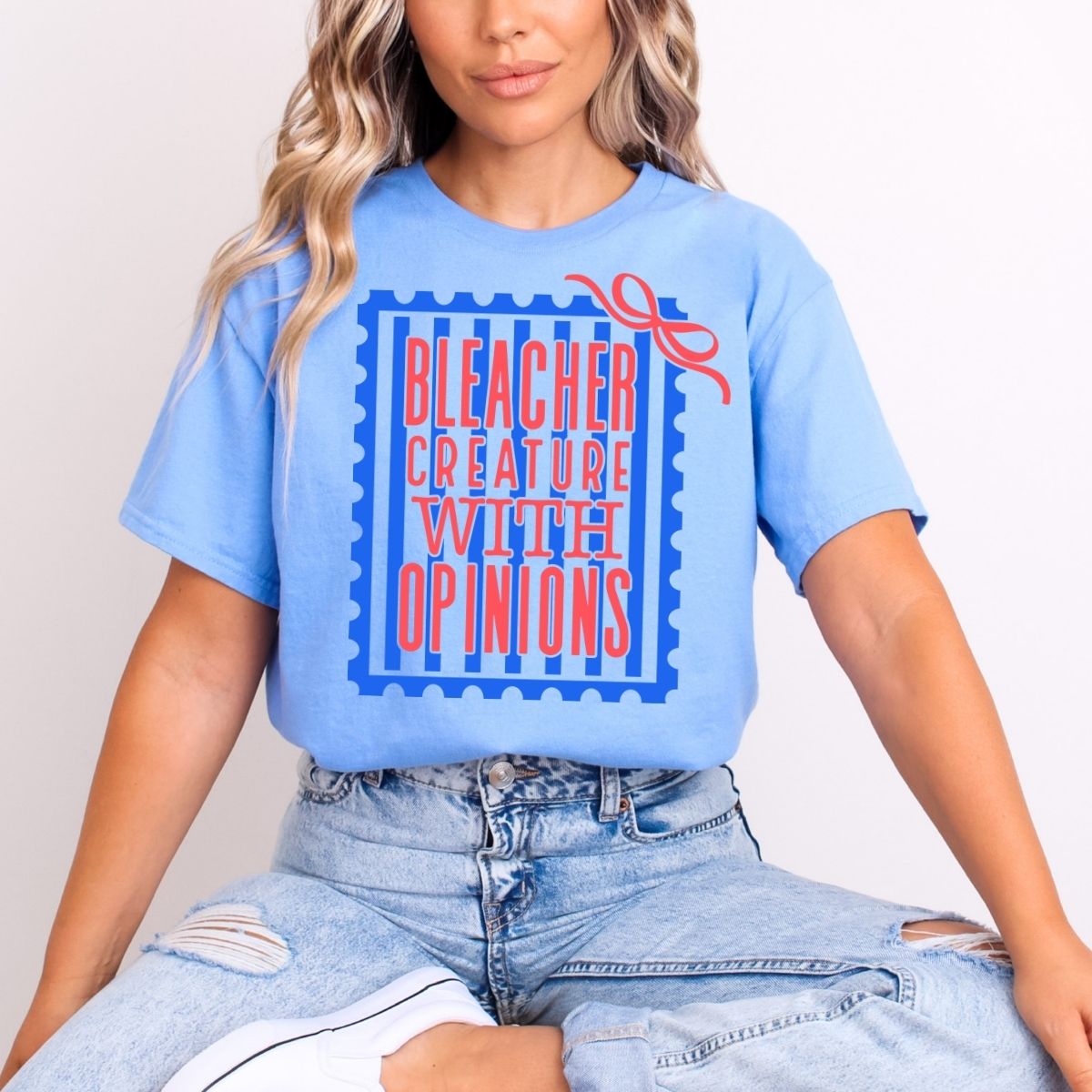 COQUETTE BLEACHER CREATURE WITH OPINIONS - DTF TRANSFER