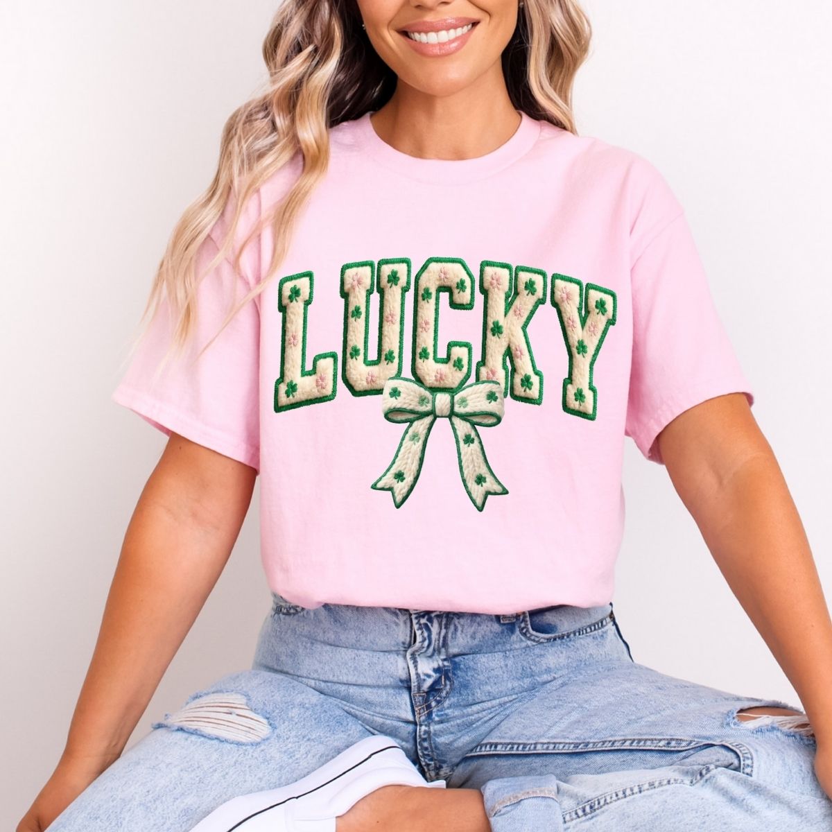 COQUETTE LUCKY *FAUX YARN* - DTF TRANSFER