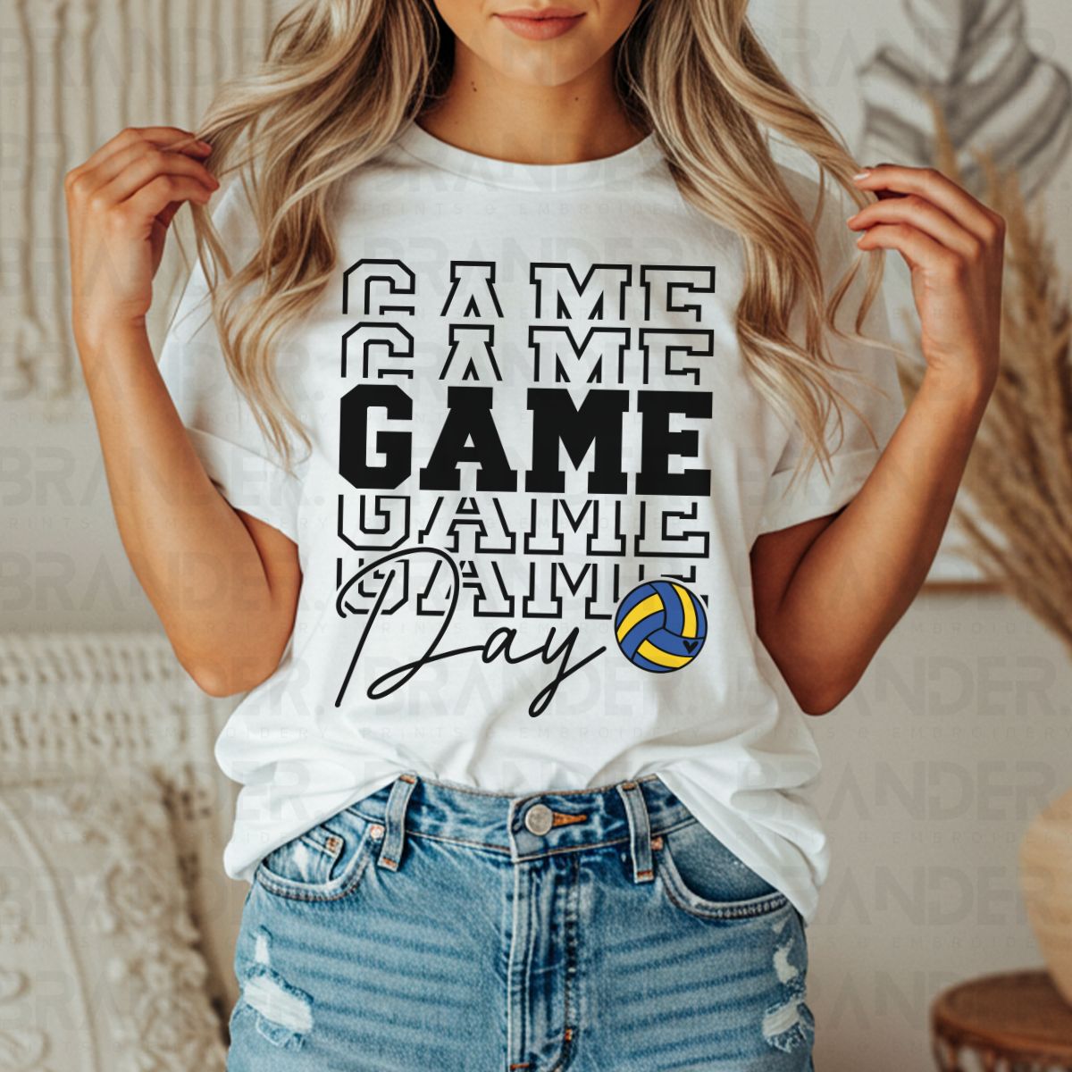 VOLLEYBALL GAME DAY - DTF TRANSFER