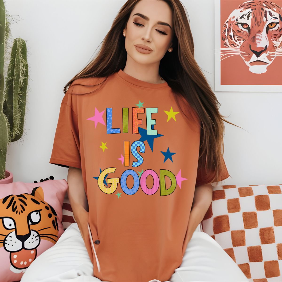 LIFE IS GOOD - COMPLETED TEE