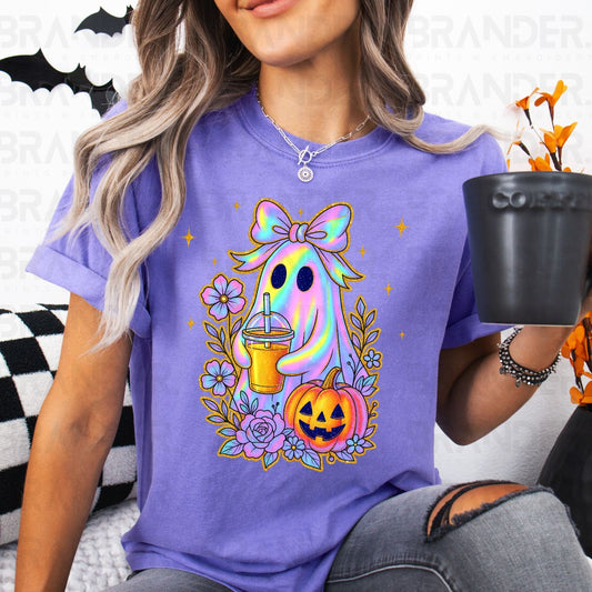 COQUETTE IRIDESCENT GHOST - DTF TRANSFER