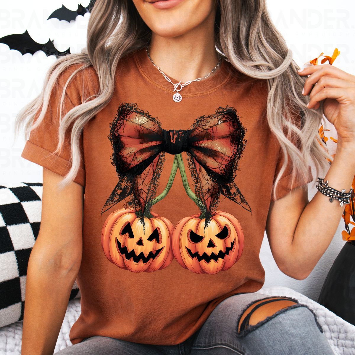 COQUETTE CHERRY JACK O LANTERNS - DTF TRANSFER