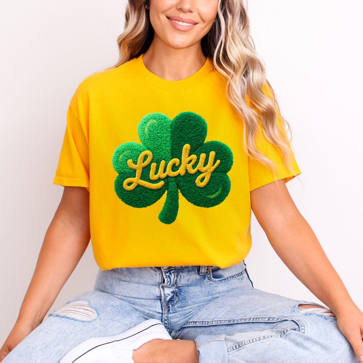 LUCKY *FAUX YARN* - DTF TRANSFER