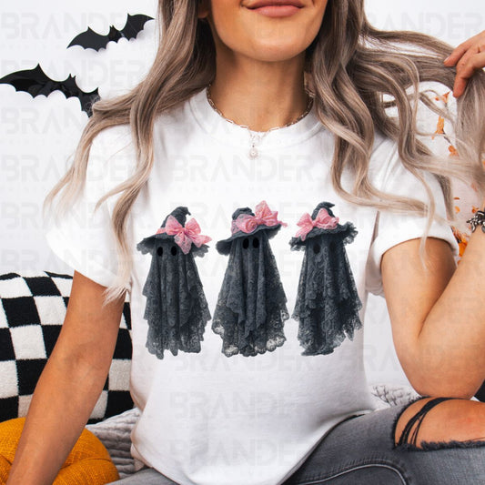 COQUETTE GHOSTS *FAUX LACE* - DTF TRANSFER