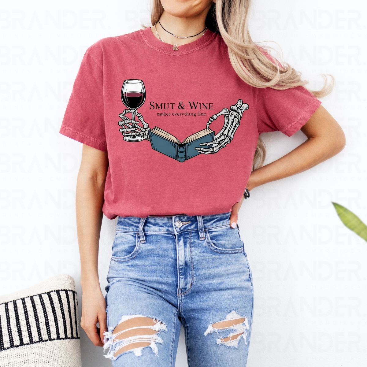 SMUT & WINE MAKES EVERYTHING FINE - DTF TRANSFER