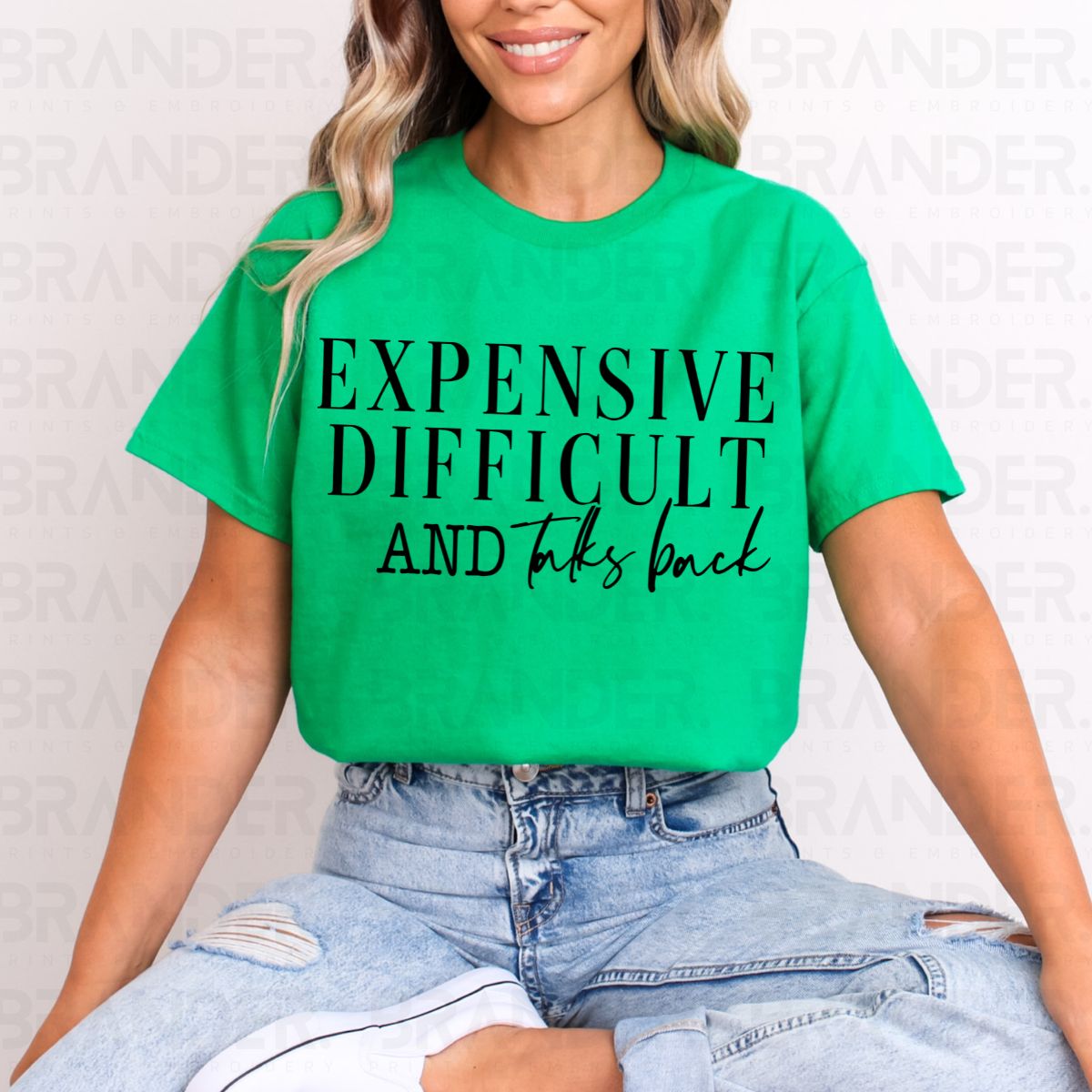 EXPENSIVE DIFFICULT AND TALKS BACK - COMPLETED TEE