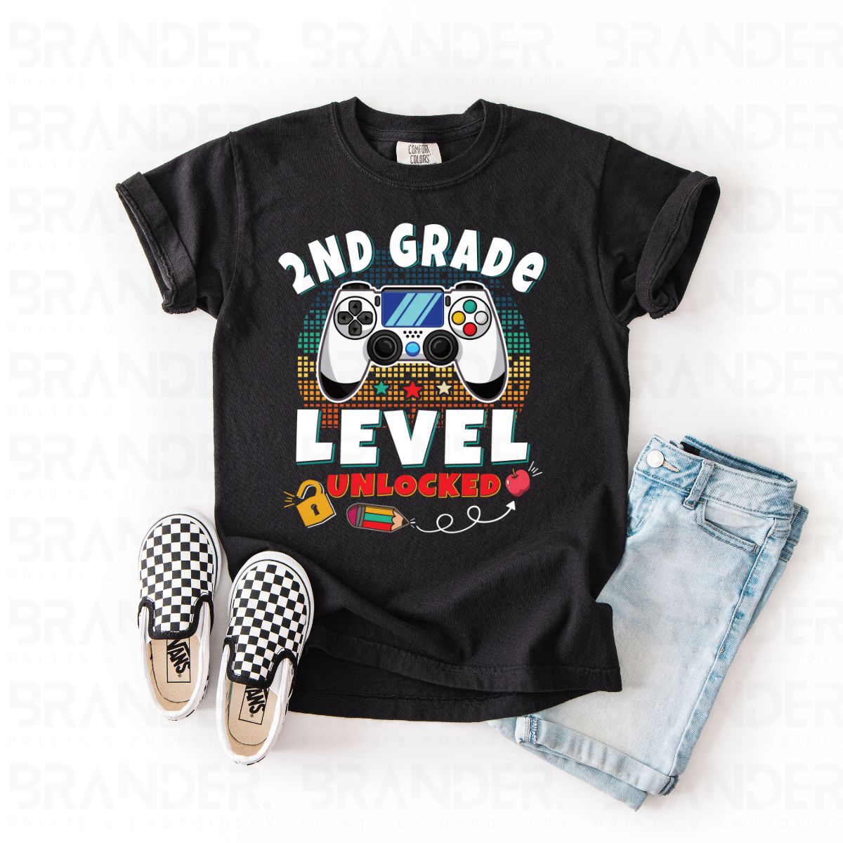 2ND GRADE LEVEL UNLOCKED - DTF TRANSFER