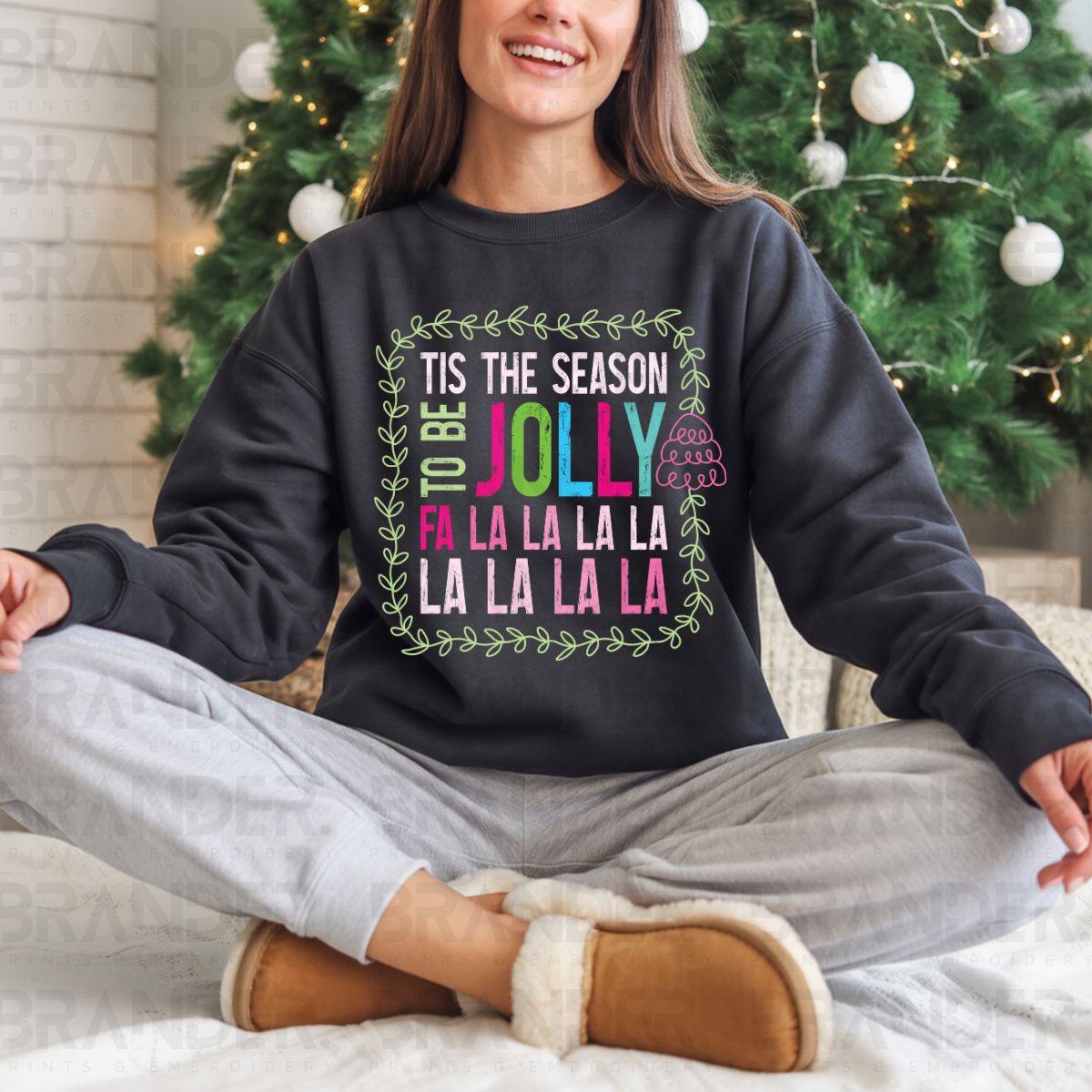 TIS THE SEASON TO BE JOLLY - COMPLETED TEE