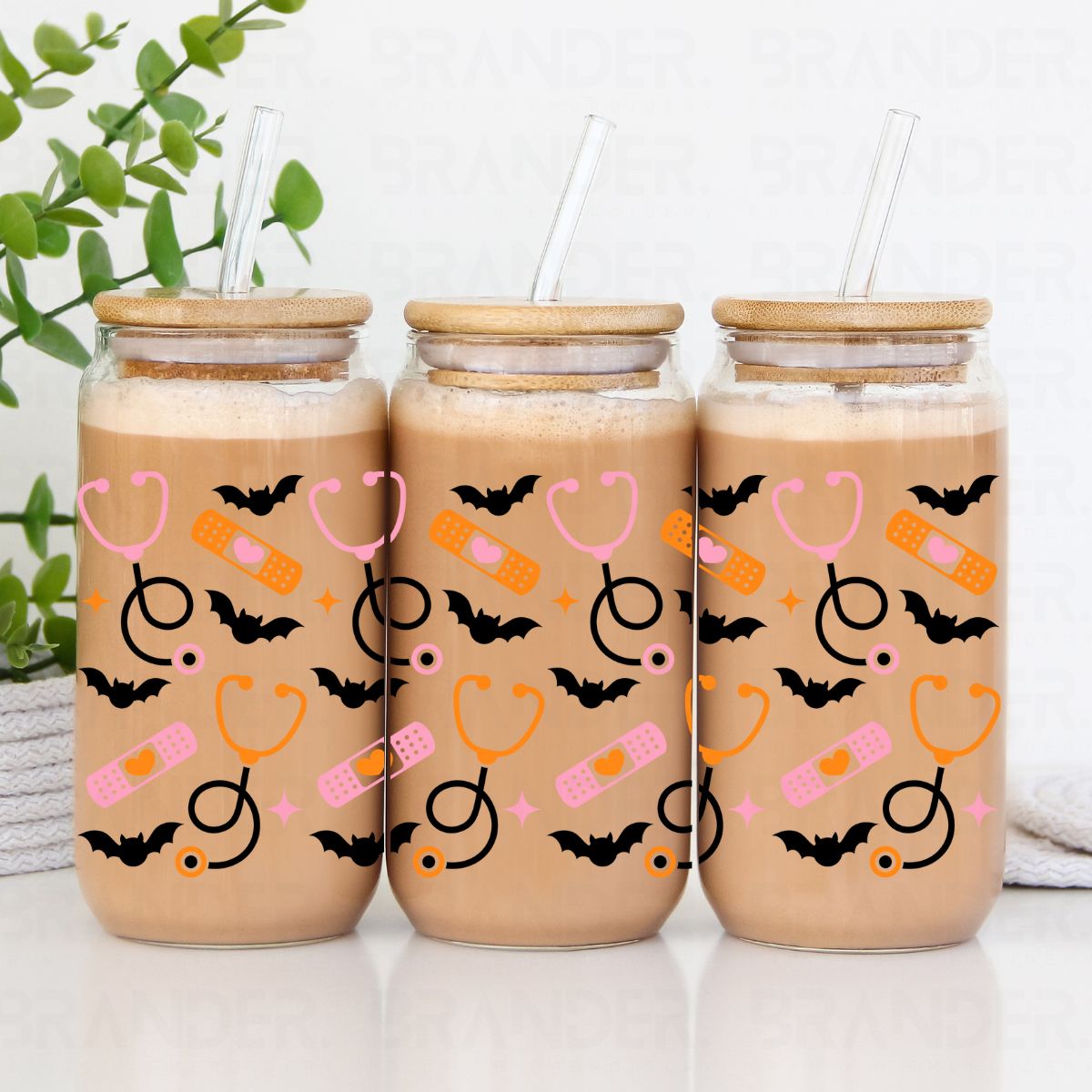 HALLOWEEN NURSE - 16 OZ - UV DTF