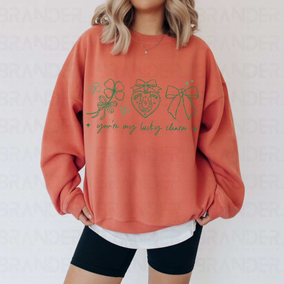COQUETTE YOU'RE MY LUCKY CHARM - COMPLETED TEE