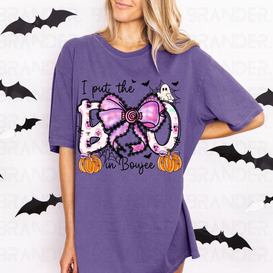 COQUETTE I PUT THE BOO IN BOUJEE - DTF TRANSFER