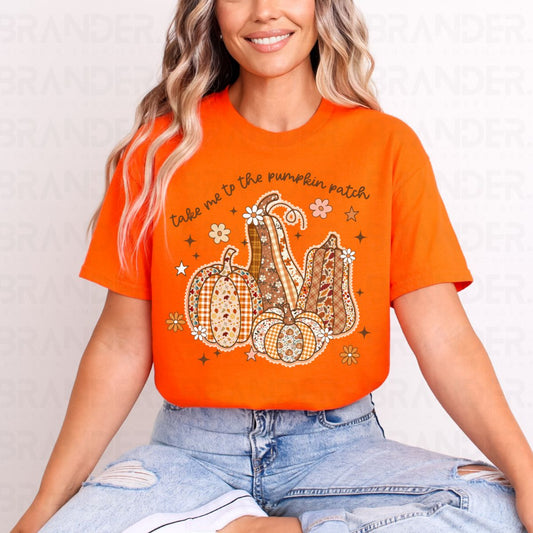 TAKE ME TO THE PUMPKIN PATCH - DTF TRANSFER