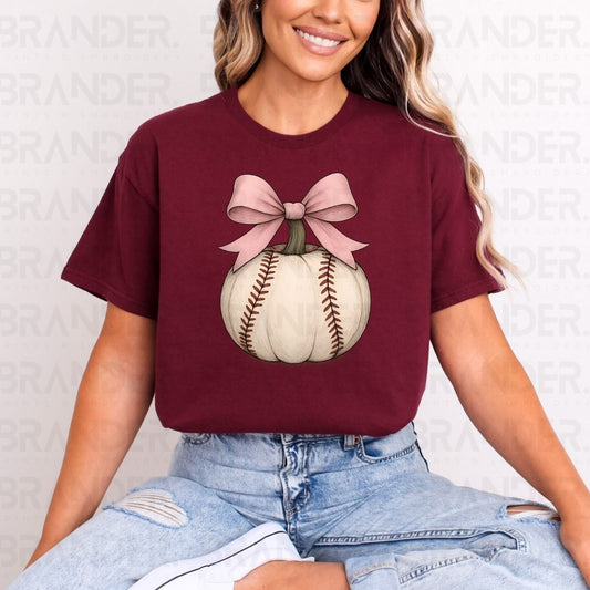 COQUETTE BASEBALL PUMPKIN - DTF TRANSFER
