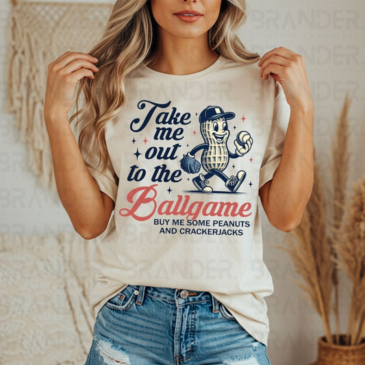 TAKE ME OUT TO THE BALLGAME - DTF TRANSFER